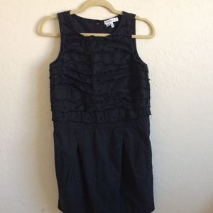 See By Chloe Black Ruffled Layers Sleeveless Dress Women's Size 8